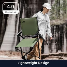BISINNA Upgrade Folding Camping Chair Oxford Cloth Quick Open Heavy Duty Portable Lightweight for Picnic Beach Travel Fishing