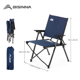 BISINNA Upgrade Folding Camping Chair Oxford Cloth Quick Open Heavy Duty Portable Lightweight for Picnic Beach Travel Fishing