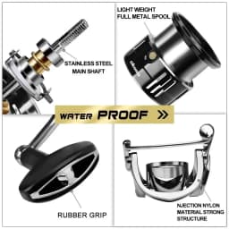 Okuma Original Seamless Spinning Wheel Fishing Wheel, Optional Models 1000-7000, Equipped with Polarized Fishing Goggles