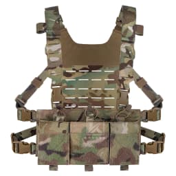 KRYDEX Tactical Chest Rig Shoulder Strap Back MOLLE Panel Add-on Loading System Airsoft Tactical Gear Accessories