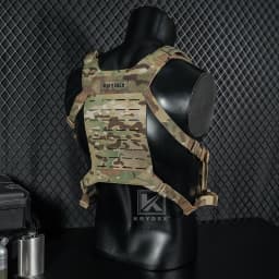 KRYDEX Tactical Chest Rig Shoulder Strap Back MOLLE Panel Add-on Loading System Airsoft Tactical Gear Accessories