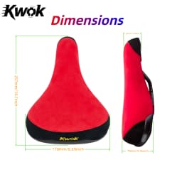 BMX Saddles BMX Bike Saddle Dirt Jump Bike Seat Freestyle Racing Cruiser Fiber Cloth Ultralight Soft Comfortable Bicycle Saddle