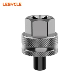 LEBYCLE Bicycle 9T Flywheel Remove Socket Tool Bike Cassette Socket Tool For Shimano M9200 M8200 12 Speed Flywheel Removal Tool