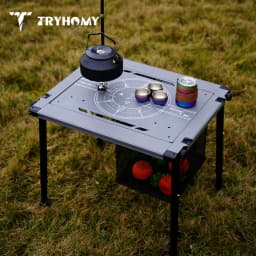 Folding 1 Unit Net Drain Basket Outdoor IGT Camping Storage Box 1 Unit Pull-out Mesh Drain Basket IGT Accessories