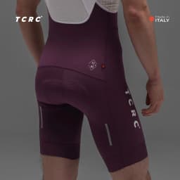 TCRC Italy Elastic Interface Padded Cycling Bibs Men's Bicycle Shorts 7 Hours Riding Short Bibs High Elastic Tight MTB Clothing