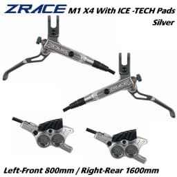 ZRACE M1 X2 / X4 MTB Hydraulic Brake,Full CNC Lightweight, MTB Oil Pressure Disc Brake Set, Front and Rear MTB Brake