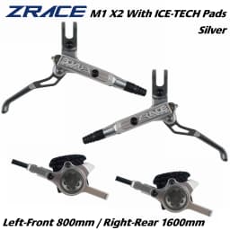 ZRACE M1 X2 / X4 MTB Hydraulic Brake,Full CNC Lightweight, MTB Oil Pressure Disc Brake Set, Front and Rear MTB Brake
