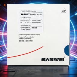 SANWEI Target 3 National Team Advanced Edition Table Tennis Rubber Sheet ITTF Approved Ping Pong Rubber Sticky 38° 39° 40° 41°