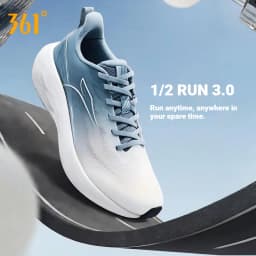 361 Degrees Refresh Men's Casual Running Shoes Mesh Breathable Comfortable Broadened Vamp Male Walking Sneakers 672622225