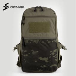 VOTAGOO 15L Tactical Backpack Carbon Frame – 500D Durable Water-Resistant Daypack with 16" Laptop Sleeve, Multi-pocket Outdoor