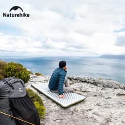 Naturehike New 3.5 High R-value Camping Air Mattress Lightweight Sleeping Air Pad Portable Quick Inflatable Travel Hiking Mats