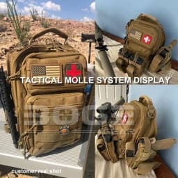 1WOutdoor Shoulder Bag Rover 1Sling Pack Nylon Backpack Molle Assault Hunting Accessories Diaper Day Pack Small
