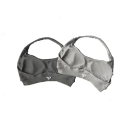 KEEP THAT PUMP Strappy Sports Bra With Logo High Support Womens Yoga Seamless Workout Top Elasticity Fitness Running Gym Bras
