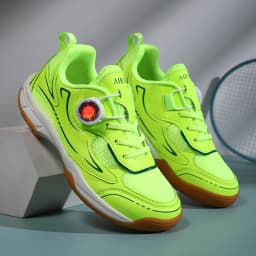 Men's Table Tennis Shoes, Women's Badminton Shoes, Student Fashion Sports Shoes, Using the Boa System, Lightweight Non-Slip Indoor Court Training Shoes, Tennis Running Shoes (Sizes 31-40)