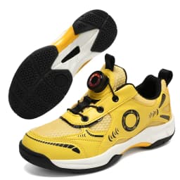 Men's Table Tennis Shoes, Women's Badminton Shoes, Student Fashion Sports Shoes, Using the Boa System, Lightweight Non-Slip Indoor Court Training Shoes, Tennis Running Shoes (Sizes 31-40)