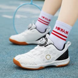 Men's Table Tennis Shoes, Women's Badminton Shoes, Student Fashion Sports Shoes, Using the Boa System, Lightweight Non-Slip Indoor Court Training Shoes, Tennis Running Shoes (Sizes 31-40)
