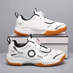 Men's Table Tennis Shoes, Women's Badminton Shoes, Student Fashion Sports Shoes, Using the Boa System, Lightweight Non-Slip Indoor Court Training Shoes, Tennis Running Shoes (Sizes 31-40)
