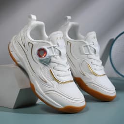 Men's Table Tennis Shoes, Women's Badminton Shoes, Student Fashion Sports Shoes, Using the Boa System, Lightweight Non-Slip Indoor Court Training Shoes, Tennis Running Shoes (Sizes 31-40)