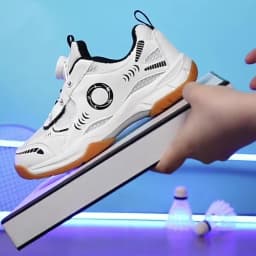 Men's Table Tennis Shoes, Women's Badminton Shoes, Student Fashion Sports Shoes, Using the Boa System, Lightweight Non-Slip Indoor Court Training Shoes, Tennis Running Shoes (Sizes 31-40)