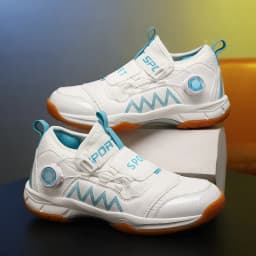 Men's Table Tennis Shoes, Women's Badminton Shoes, Student Fashion Sports Shoes, Using the Boa System, Lightweight Non-Slip Indoor Court Training Shoes, Tennis Running Shoes (Sizes 31-40)