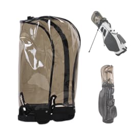 Universal Golf Bag Cap Cover, Golf Club Dust Cover, Fashionable Transparent TPU Material with Four Buttons