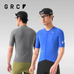 GRC Men's Tech Short Sleeve Jersey Cycling Apparel Performance Bike Wear Comfortable Breathable Sports Top for Men