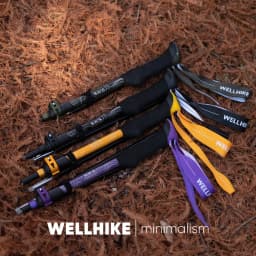 Hiking Poles Three Sections of Aluminum Pole for Mountaineering Hiking Skiing Travel Poles Climbing Trekking Poles Hiking Stick