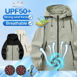 Fan Sun Protection Clothing for Heat Prevention and Cooling Outdoor Workwear for Cooling. Air Conditioning Clothing for Fishing