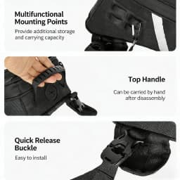 1PCS Motorcycle Fuel Tank Bag, Motorbike Leg Waist Chest Pouch, 5L Backpack Motorcycle Accessories