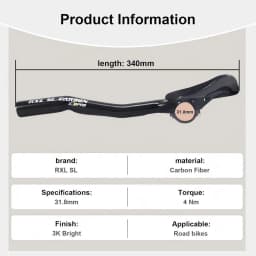 TT Aero Bars Carbon Bicycle Handlebar Arm Rest Bar TT Handlebar Triathlon Extender Clip On Aerobar 31.8mm for Road Bike Cycling