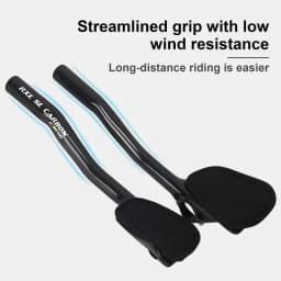 TT Aero Bars Carbon Bicycle Handlebar Arm Rest Bar TT Handlebar Triathlon Extender Clip On Aerobar 31.8mm for Road Bike Cycling