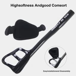 TT Aero Bars Carbon Bicycle Handlebar Arm Rest Bar TT Handlebar Triathlon Extender Clip On Aerobar 31.8mm for Road Bike Cycling