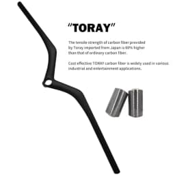 Carbon Fiber MTB Handlebar Stem 28.6mm Diameter 680/720/780/800mm Length Mountain Bike Cycling Parts