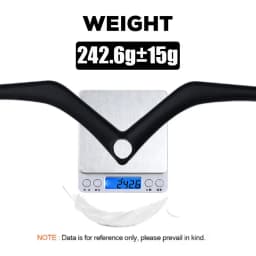 Carbon Fiber MTB Handlebar Stem 28.6mm Diameter 680/720/780/800mm Length Mountain Bike Cycling Parts