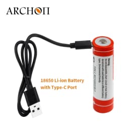 ARCHON J1 Scuba Diving Communication Light Green Light Underwater Signal Torch for Dive Coaching Ship Schdule