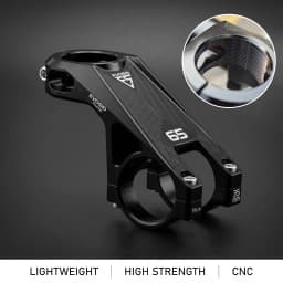 EVOSID Mountain Bicycle Stem 35MM High Strength MTB Bike Stem -65° Degree MTB Bike Handlebar Riser Table 31.8mm For XC/DH/AM/FR