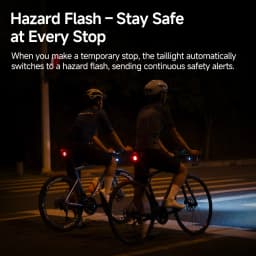 iGPSPORT TL50 Bike Tail Light Rear Bike Light Di2 Control 6 Light Mode Automatic Brake Sensing USB Rechargeable