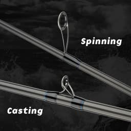 BIUTIFU Casting Spinning Lure Fishing Rods 1.68/2.1/2.4/2.7/3.0/3.3m 2Tips Baitcasting 3-80g Carbon Pole For Bass Seabass Trout