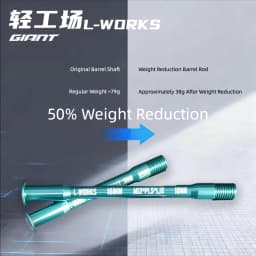 L-WORKS Bicycle Bottom Bracket: Ultra-Lightweight 7050 Aluminum Alloy Bottom Bracket 38g for Giant TCR Propel Defy PP