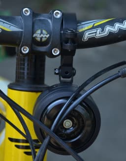 Electric scooter charging horn, waterproof high-decibel lithium battery bicycle bell
