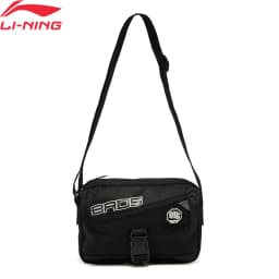 Li-Ning Unisex BADFIVE Crossbody Bags Adjustable Strap Basketball Street Style LiNing Fashionable Leisure Bags ABDW103