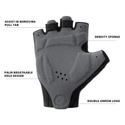 TOSUOD Half Finger Bike Gloves Shock-Absorbing Cycling Breathable Anti-Slip Bicycle Gloves Summer Exercise Gloves