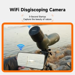 Svbony SC002 Digiscoping Camera WiFi Camera Compatible with SV28 SV41 Pro Spotting Scope SV202 Binoculars for Bird Photography