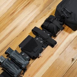 KRYDEX 2 Inch Tactical Duty Law Enforcement Officer Outer Belt with 4 Belt Keepers Waistband for Outdoor Sport Hunting Gear