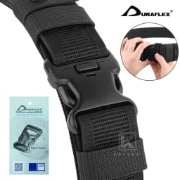 KRYDEX 2 Inch Tactical Duty Law Enforcement Officer Outer Belt with 4 Belt Keepers Waistband for Outdoor Sport Hunting Gear