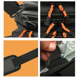 Fishing Tool Pouch Large-capacity Fishing Tackle Boxes Multi-pocket Crossbody Bag Scratchproof Wear-resistant for Outdoor Hiking