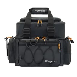 Fishing Tool Pouch Large-capacity Fishing Tackle Boxes Multi-pocket Crossbody Bag Scratchproof Wear-resistant for Outdoor Hiking