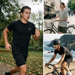 ROCKBROS Summer Cycling Jersey Elastic Quick Dry Breathable Short Sleeve T-Shirt Men Women Cycling Clothing Daily Casual Wear