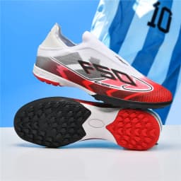 New Men Football Boots Breathable High-quality Sports Shoes Ultralight Soccer Shoes High Ankle Futsal Non-Slip Outdoor Match