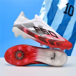 New Men Football Boots Breathable High-quality Sports Shoes Ultralight Soccer Shoes High Ankle Futsal Non-Slip Outdoor Match